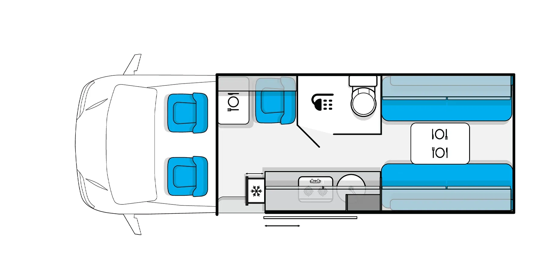 Touring Floorplan